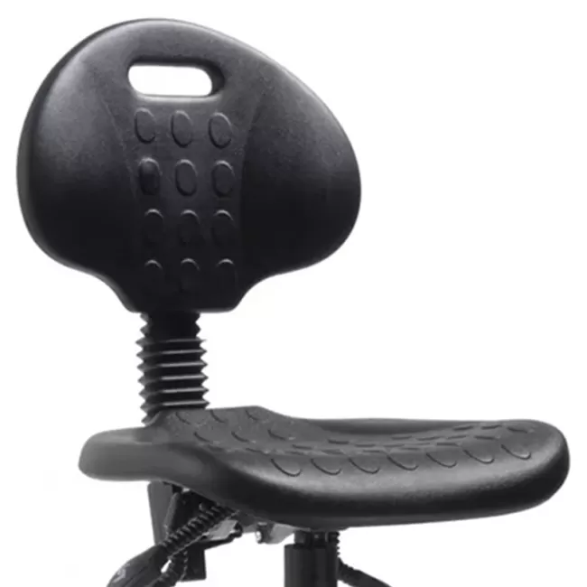 Scaune profesionale PU ASYN cu bază cromată