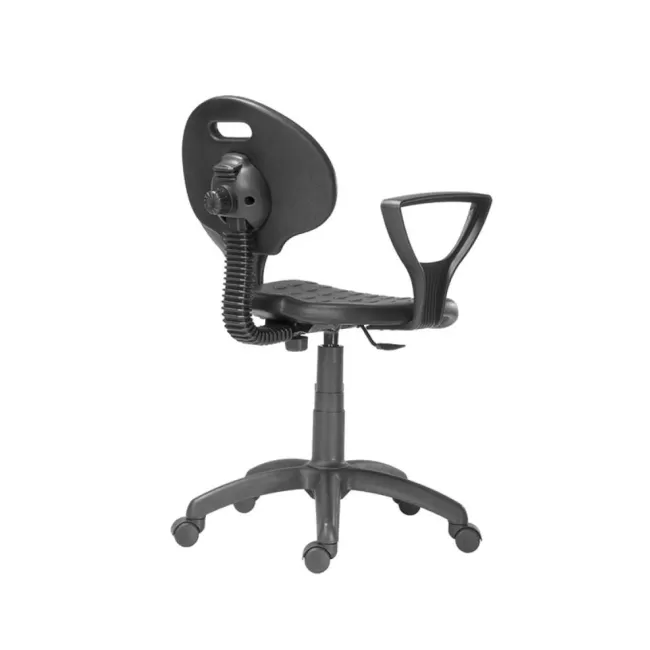 Scaun profesional rotativ cu șezut și spătar din poliuretan NOR 1290