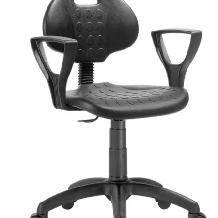 Scaun profesional rotativ cu șezut și spătar din poliuretan NOR 1290