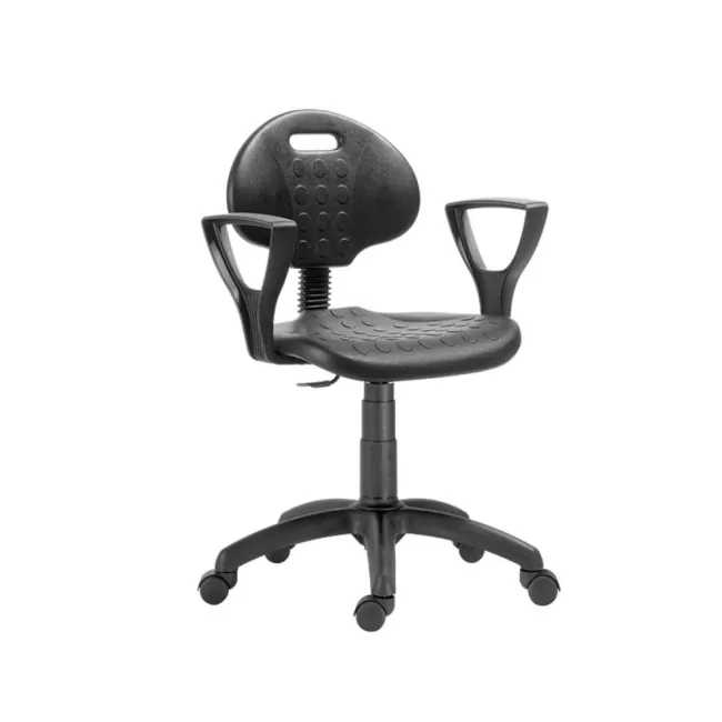 Scaun profesional rotativ cu șezut și spătar din poliuretan NOR 1290