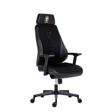 Scaun de gaming si birou construcție robusta, Vertex negru Scaun de gaming si birou construcție robusta, Vertex negru