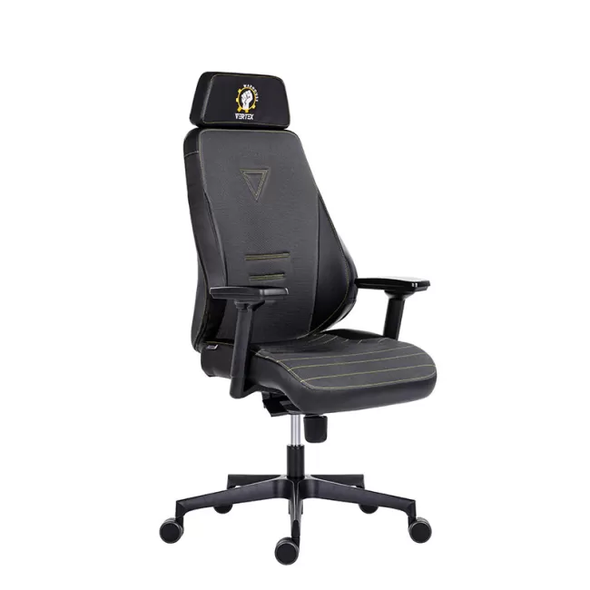 Scaun de gaming și birou construcție robustă, Vertex gri