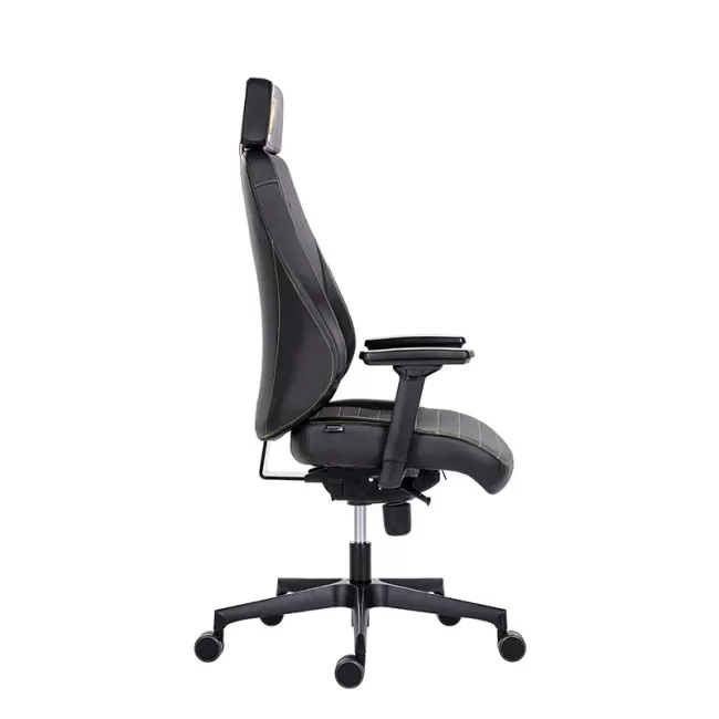 Scaun de gaming și birou construcție robustă, Vertex gri