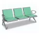 Bancă așteptare 3 locuri cu perne poliuretan – confort și durabilitate, verde