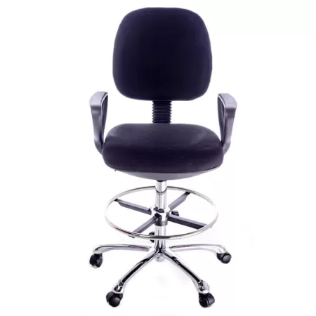 Scaun profesional pentru laborator cu suport pentru picioare