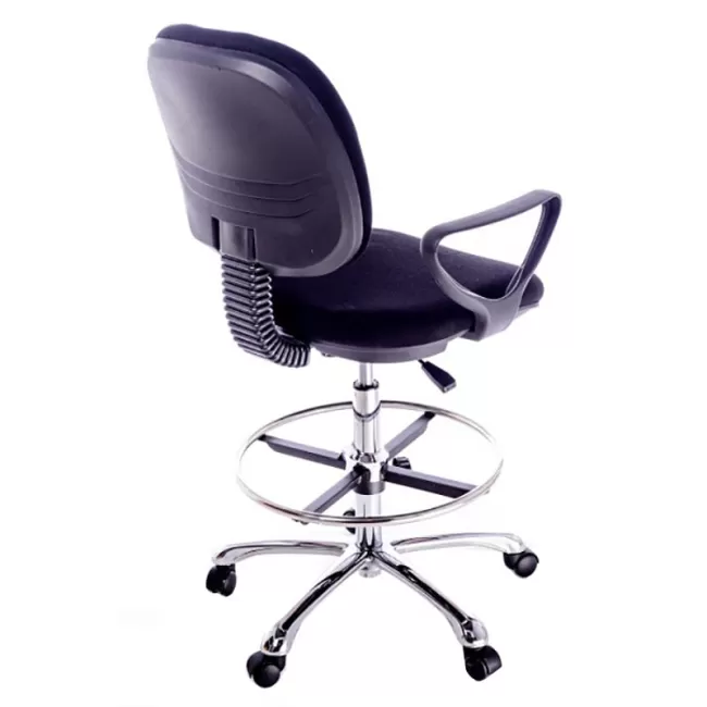 Scaun profesional pentru laborator cu suport pentru picioare