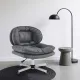 Scaun premium de relaxare fără brațe, șezut lat de 60 cm, model 004