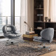 Scaun premium de relaxare fără brațe, șezut lat de 60 cm, model 004
