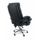 Scaun birou ergonomic 013 cu suport pentru picioare retractabil și piele ecologică premium