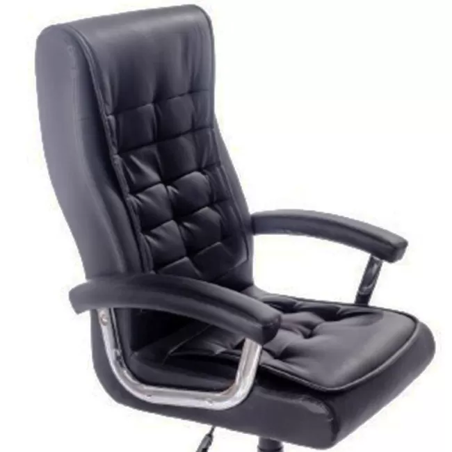 Scaun directorial tapițat cu piele ecologică