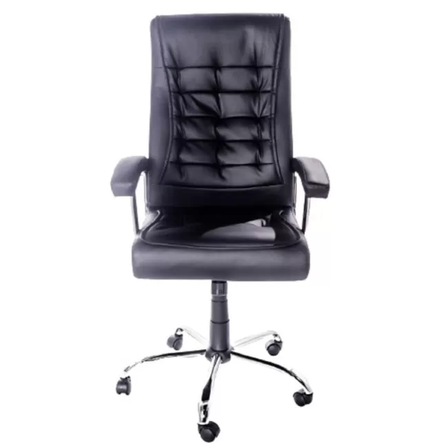 Scaun directorial tapițat cu piele ecologică