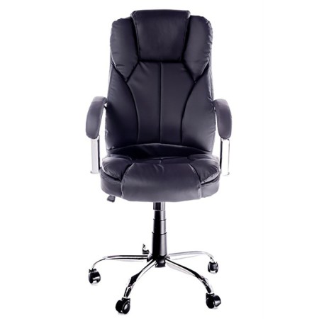 Scaun pentru birou cu manere metalice si baza metalica Scaun pentru birou cu manere metalice si baza metalica