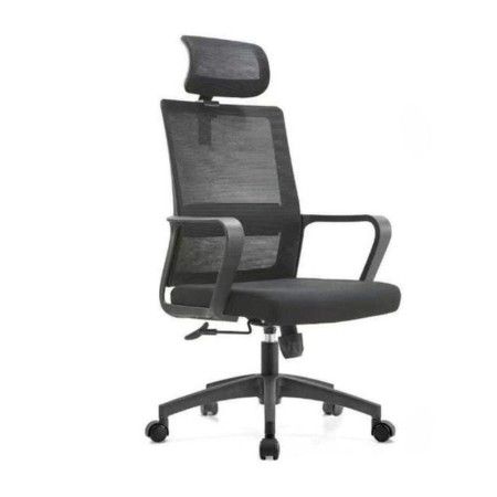 Scaun de birou tapițat cu material textil și mesh 400 H Scaun de birou tapițat cu material textil și mesh 400 H