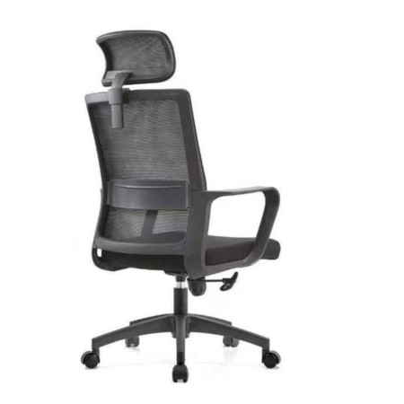 Scaun de birou tapițat cu material textil și mesh 400 H Scaun de birou tapițat cu material textil și mesh 400 H