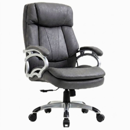 Scaun de birou tapițerie din stofă culoarea gri model 553