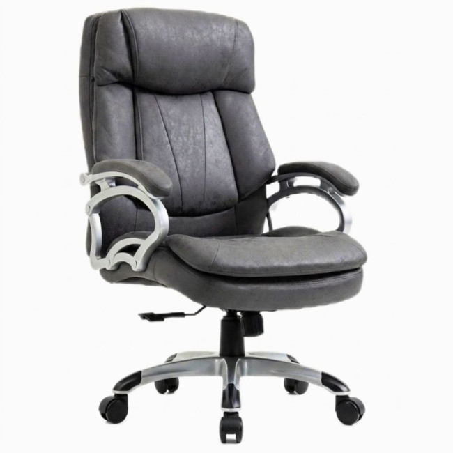 Scaun de birou tapițerie din stofă culoarea gri model 553