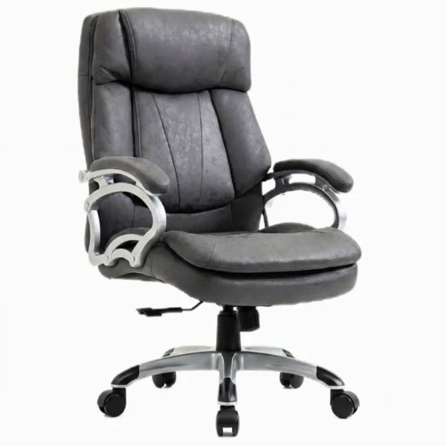 Scaun de birou tapițerie din stofă culoarea gri model 553