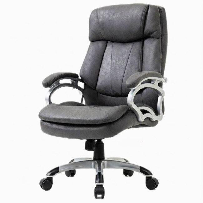 Scaun de birou tapițerie din stofă culoarea gri model 553