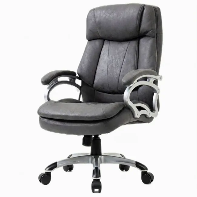 Scaun de birou tapițerie din stofă culoarea gri model 553
