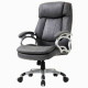 Scaun de birou tapițerie din stofă culoarea gri model 553