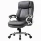 Scaun de birou tapițerie din stofă culoarea gri model 553