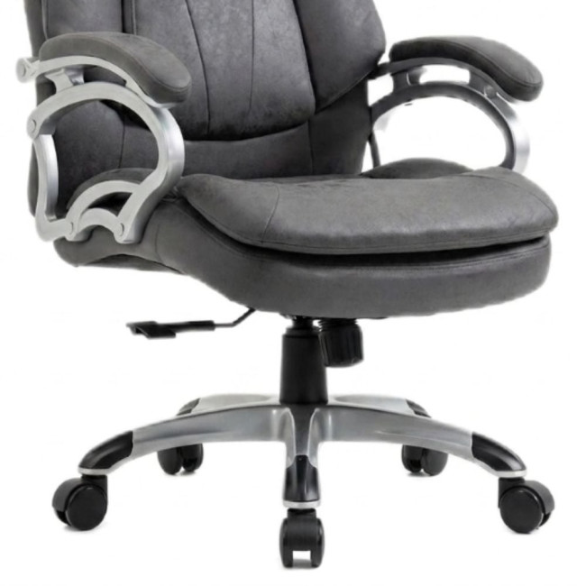 Scaun de birou tapițerie din stofă culoarea gri model 553