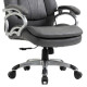 Scaun de birou tapițerie din stofă culoarea gri model 553
