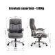 Scaun de birou tapițerie din stofă culoarea gri model 553