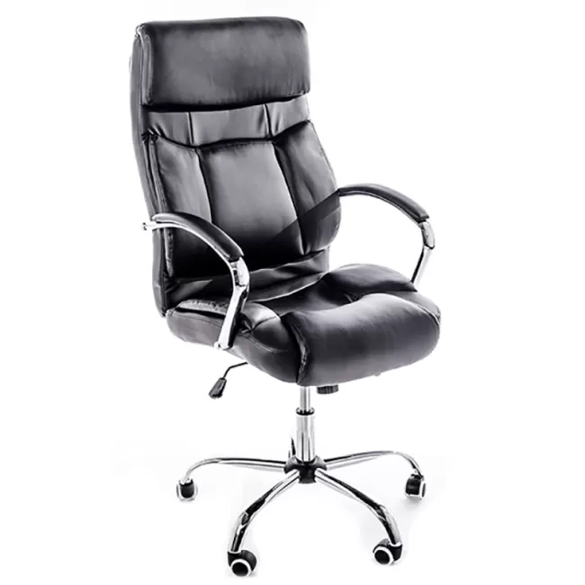 Scaun pentru birou tapițat cu piele ecologică