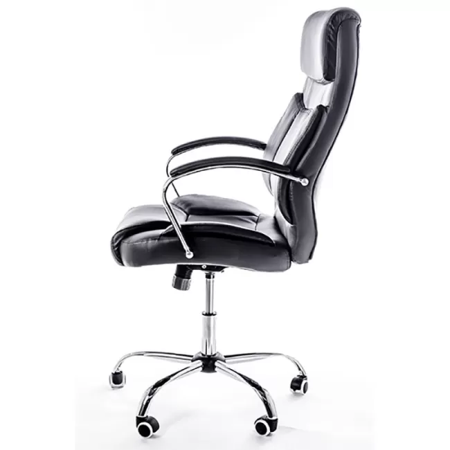 Scaun pentru birou tapițat cu piele ecologică