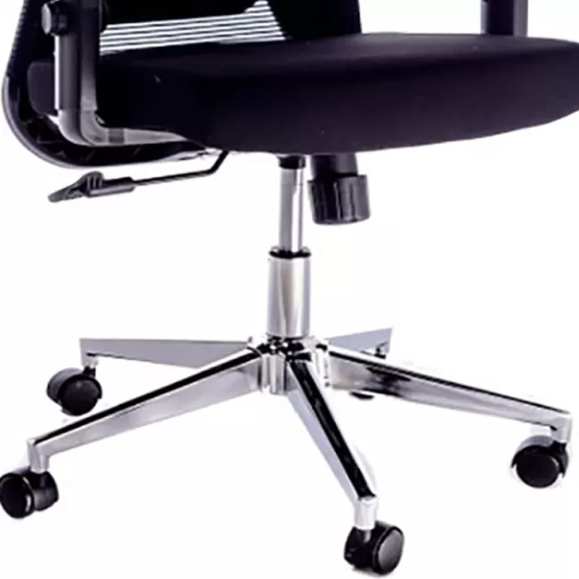 Scaun ergonomic pentru birou cu baza metalica si tetiera