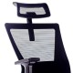 Scaun ergonomic pentru birou cu baza metalica si tetiera
