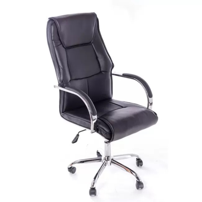 	Scaun de birou rezistent cu baza metalica culoarea negru