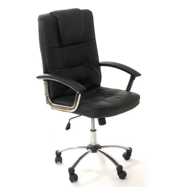 Scaun de birou din piele naturală 8983