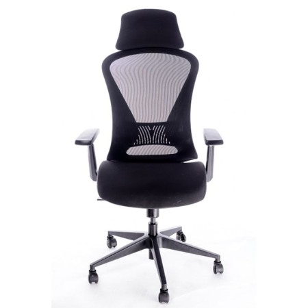 Scaun ergonomic pentru birou cu tetiera si brate reglabile Scaun ergonomic pentru birou cu tetiera si brate reglabile