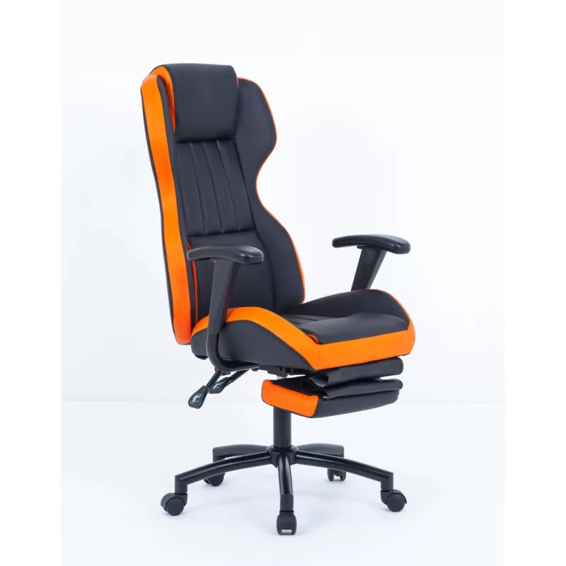 Scaun de birou si gaming cu suport pentru picioare