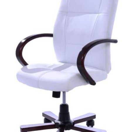 Scaun directorial tapițat cu piele ecologică 9530 Scaun directorial tapițat cu piele ecologică 9530