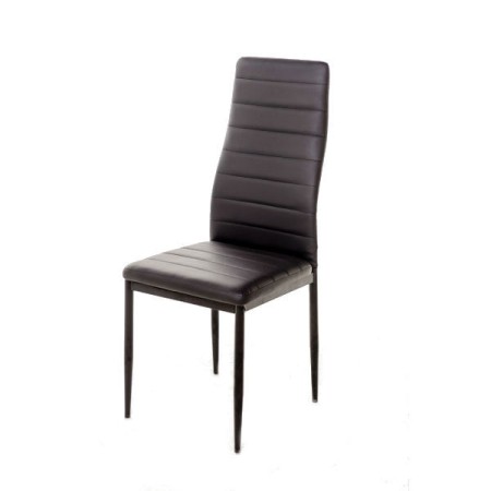 Scaun de bucatarie fix tapitat cu piele ecologica Scaun de bucatarie fix tapitat cu piele ecologica