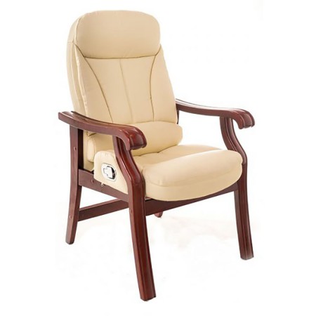 Fotoliu vizitator ultra ergonomic executat cu fata din piele ecologica Fotoliu vizitator ultra ergonomic executat cu fata din piele ecologica