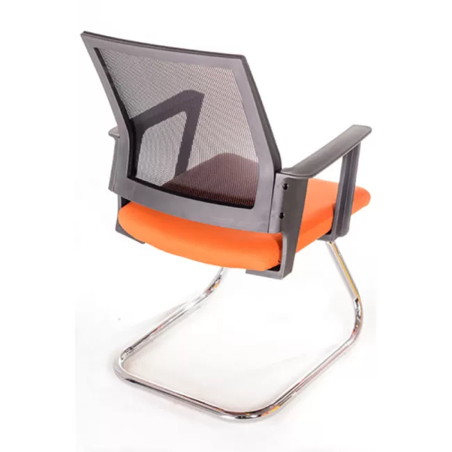 Scaun vizitatori tapitat cu textil-558V