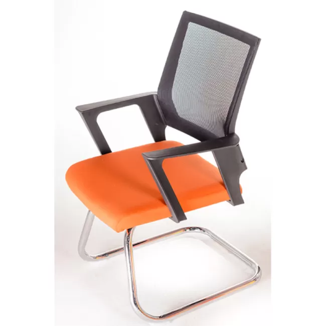 Scaun vizitatori tapitat cu textil-558V