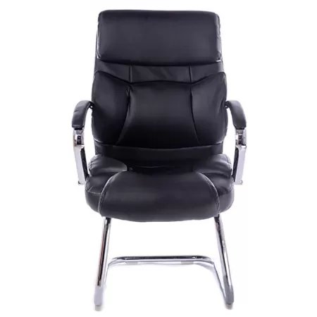 Scaun pentru birou si săli de conferință, bază tip sanie metalică