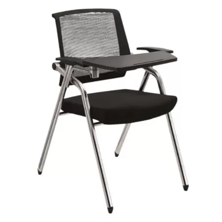 Scaun conferință pliabil cu măsuță și cotiere ajustabile