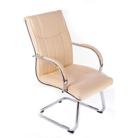 Scaun vizitator modern si elegant 806 crem Scaun vizitator modern si elegant 806 crem