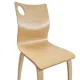 Scaun din lemn 950 – design premium scandinav, spătar curbat ergonomic și stil eco-friendly