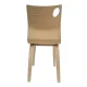 Scaun din lemn 950 – design premium scandinav, spătar curbat ergonomic și stil eco-friendly