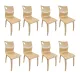 Scaun din lemn 950 – design premium scandinav, spătar curbat ergonomic și stil eco-friendly