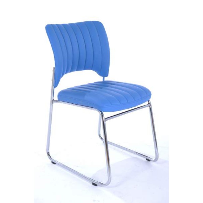 Scaun vizitatori așteptare pe cadru cromat 45 Scaun vizitatori așteptare pe cadru cromat 45