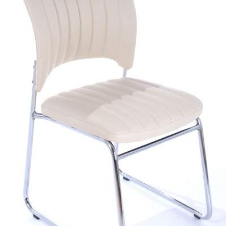 Scaun așteptare pe cadru cromat 45 Scaun așteptare pe cadru cromat 45