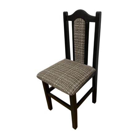 Scaune elegante din lemn masiv de fag, tapițate cu stofă 03